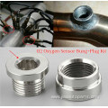 Oxygen sensor inside hexagon plug bung, M18*1.5